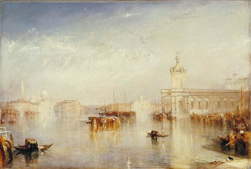Joseph Mallord William Turner The Dogano, San Giorgio, Citella, from the Steps of the Europa oil painting image